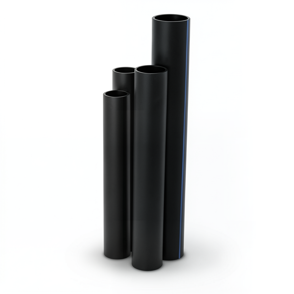 HDPE Pipes SDR 5 Outside Diameter 160 mm Thickness 32.1 mm Black