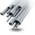 مواسير UPVC EPC 80 مقاس 2 إنش سمك 5.54 مم لون رمادي - Image 1
