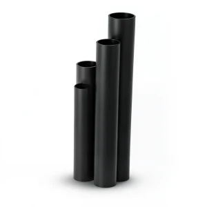 أنابيب HDPE SDR 5 قطر خارجي 200 مم سمك 40.1 مم لون أسود
