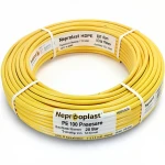 Neproplast HDPE Pipes PE 100 Pressure 20 Bar Outside Diameter 110 mm Thickness 12.3 mm Color Yellow
