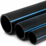 مواسير HDPE الوطني لشبكات المياه ذات الضغط العالي  ضغط 6 بار قطر خارجي 355 مم سمك 10.4 مم لون اسود