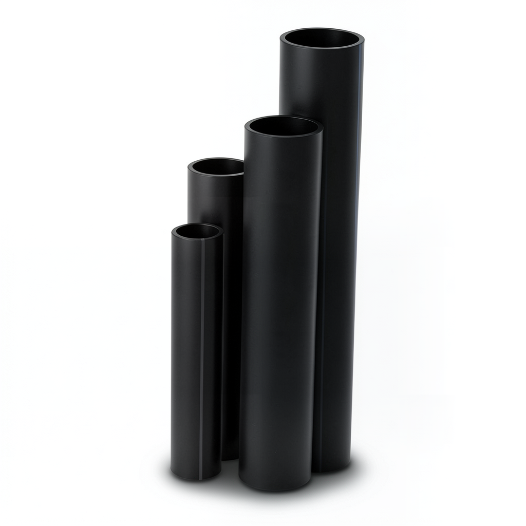 أنابيب HDPE SDR 5 قطر خارجي 280 مم سمك 56.2 مم لون أسود