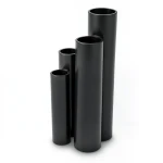 HDPE Pipes 16 Bar Pressure 75 mm Diameter 10.3 mm Thickness Black