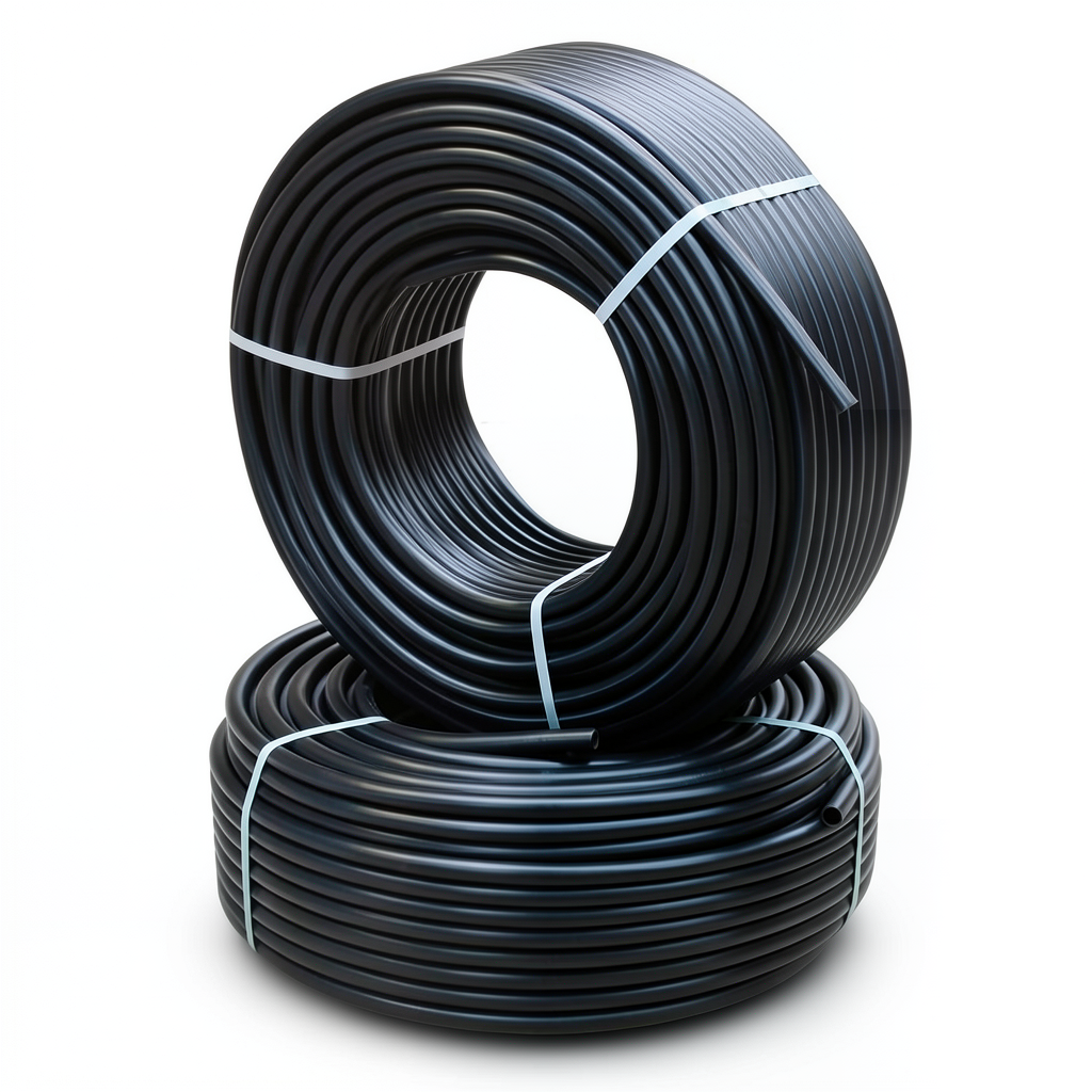 مواسير HDPE لانظمة الري PE 80 ضغط 16 بار قطر خارجي 110 مم سمك 12.3 مم لون أسود