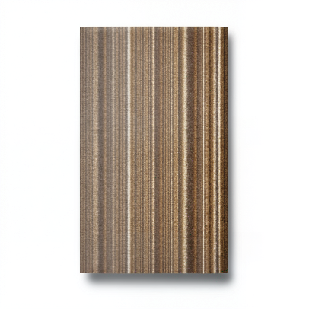 Striped Wallpaper Brown Color 10m x 0.53m, Model 10048-37
