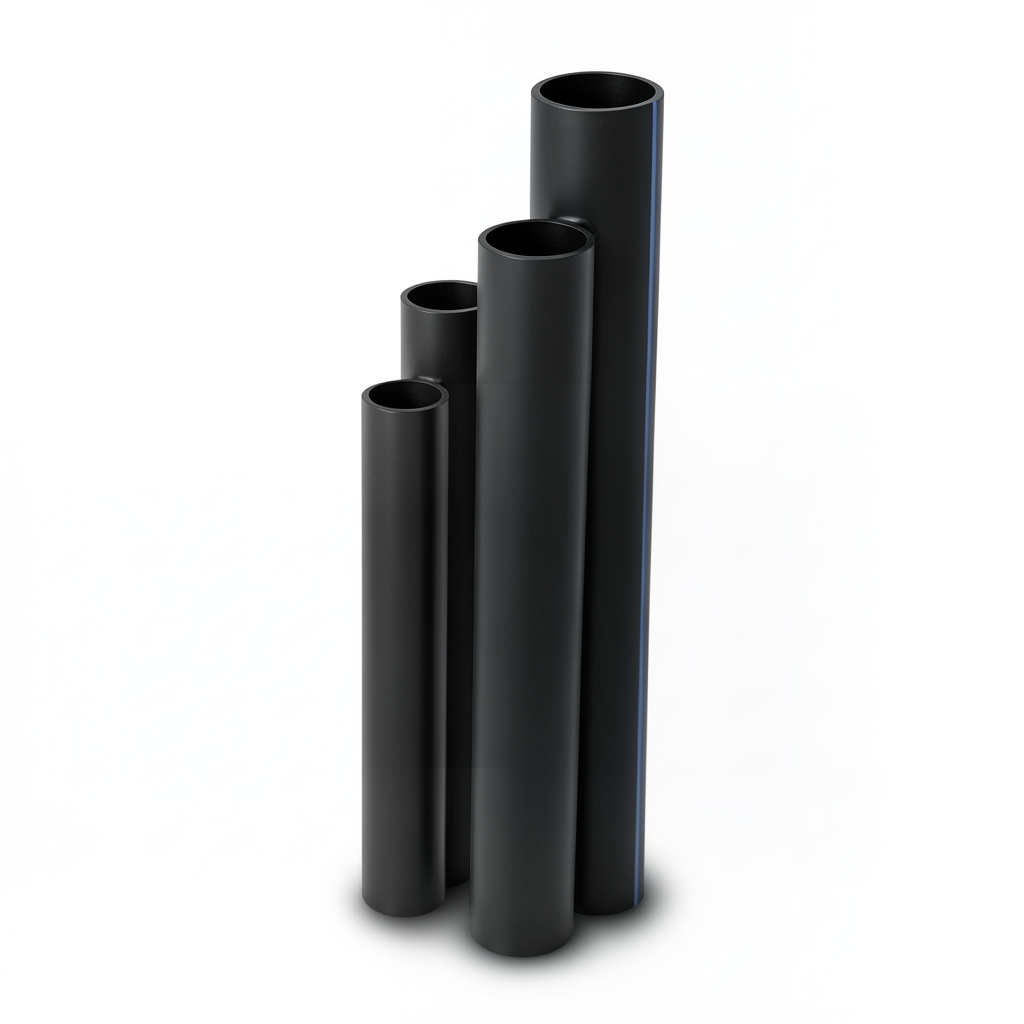 أنابيب HDPE نسبة الأبعاد القياسية 9 قطر خارجي 25 مم سمك 2.8 مم لون أسود