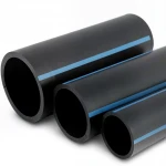 مواسير HDPE الوطني لشبكات المياه ذات الضغط العالي  ضغط 6 بار قطر خارجي 200 مم سمك 5.9 مم لون اسود