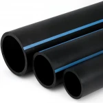 مواسير HDPE الوطني لشبكات المياه ذات الضغط العالي  ضغط 6 بار قطر خارجي 225 مم سمك 6.6 مم لون اسود