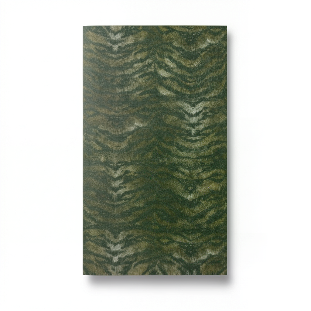 Patterned Wallpaper 10 m x 0.70 m Dark Green, Model 13026