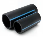 مواسير HDPE الوطني لشبكات المياه ذات الضغط العالي  ضغط 6 بار قطر خارجي 250 مم سمك 7.3 مم لون اسود
