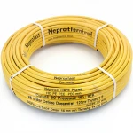 Neproplast HDPE Pipes PE 80 Pressure 16 Bar Outside Diameter 125 mm Thickness 14 mm Color Yellow
