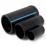 مواسير HDPE الوطني لشبكات المياه ذات الضغط العالي  ضغط 6 بار قطر خارجي 400 مم سمك 11.7 مم لون اسود