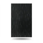 German Wall Covering Black, 10 m Length, 0.53 m Width, Model 10061-15