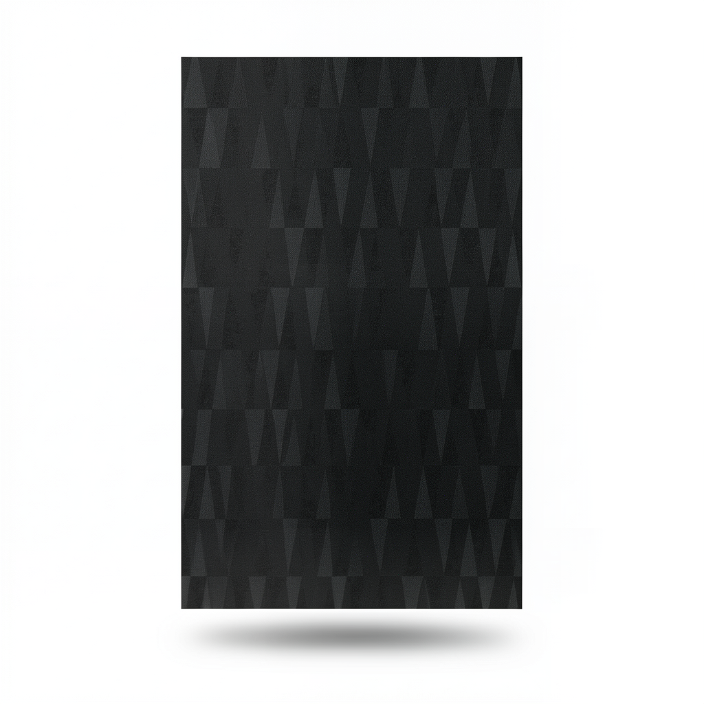 German Wall Covering Black, 10 m Length, 0.53 m Width, Model 10061-15