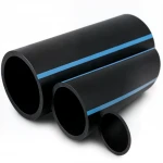 مواسير HDPE الوطني لشبكات المياه ذات الضغط العالي  ضغط 6 بار قطر خارجي 450 مم سمك 13.2 مم لون اسود