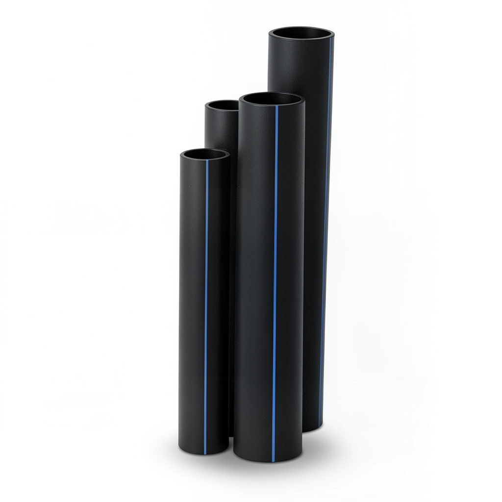 أنابيب HDPE SDR 5 قطر خارجي 280 مم سمك 56.2 مم لون أسود