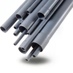 UPVC Pipes EPC 80 4 Inch Size Thickness 8.56 mm Gray