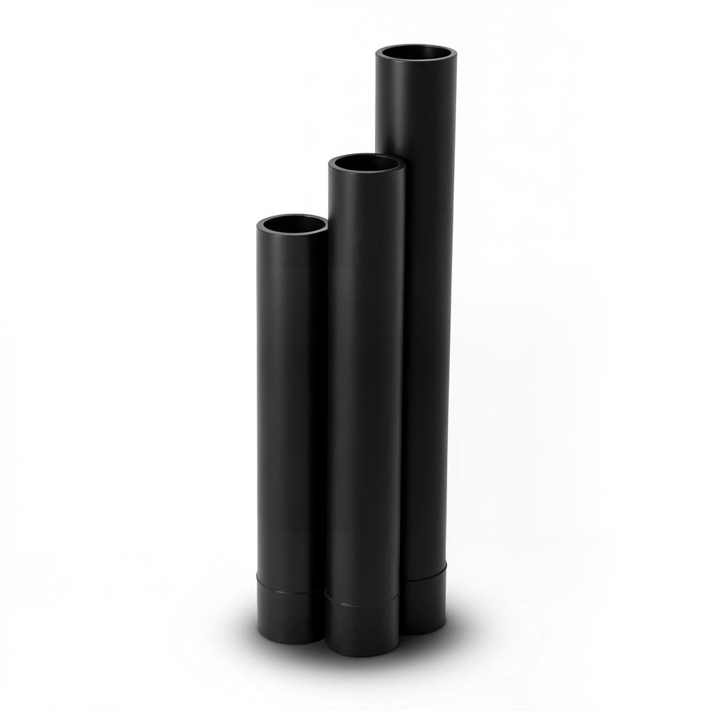 أنابيب HDPE نسبة الأبعاد القياسية 9 قطر خارجي 16 مم سمك 1.8 مم أسود