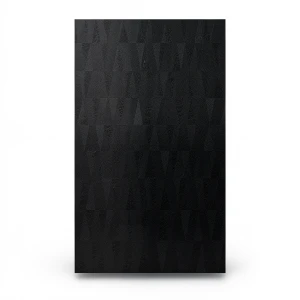 German Wall Covering Black, 10 m Length, 0.53 m Width, Model 10061-15