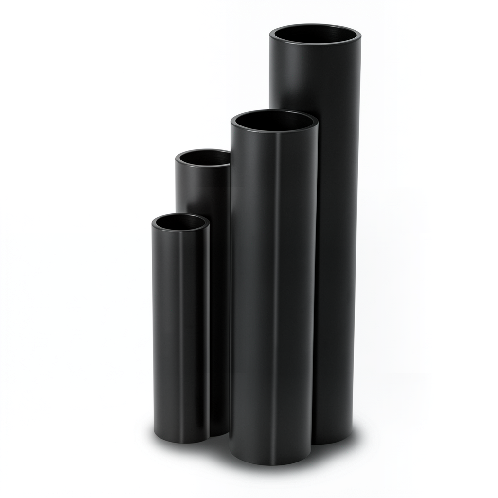 HDPE Pipes SDR 9 Outside Diameter 32 mm Thickness 3.6 mm Black