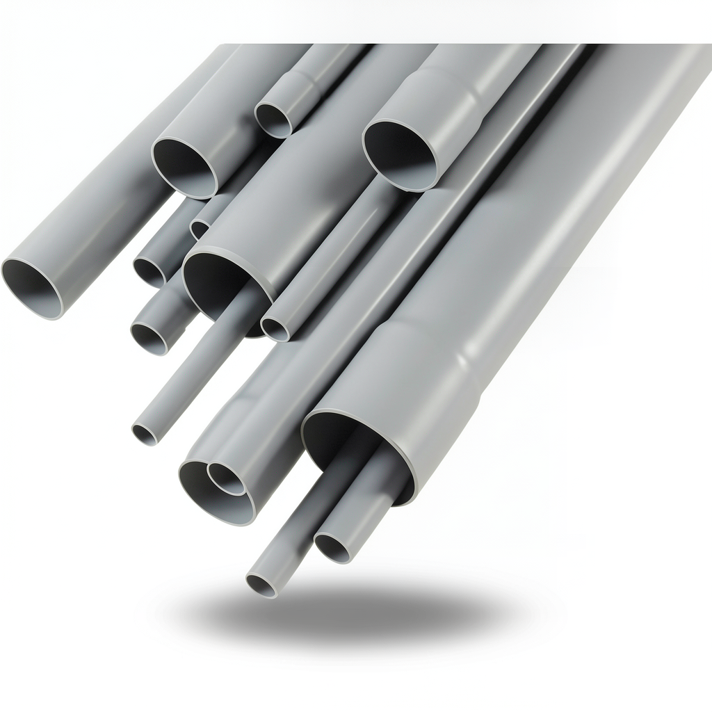 UPVC Pipes Schedule 80 ¾ Inch Thickness 3.91 mm Gray