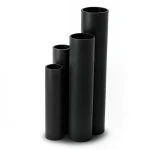 أنابيب HDPE نسبة الأبعاد القياسية 9 قطر خارجي 75 مم سمك 8.4 مم لون أسود