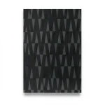 German Wallpaper 10m x 0.53m Black, Model 10061-37