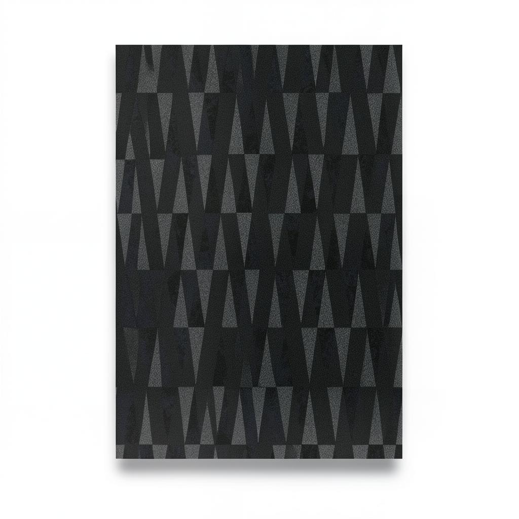 German Wallpaper 10m x 0.53m Black, Model 10061-37
