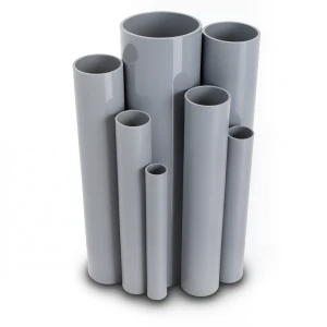 UPVC Pipes 2.5 Bar Pressure 500 mm Diameter 4 mm Thickness Gray