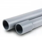 انابيب بلاستيك UPVC الوطني جدول 80  مقاس ¼1 إنش سمك 4.85 مم لون رمادي