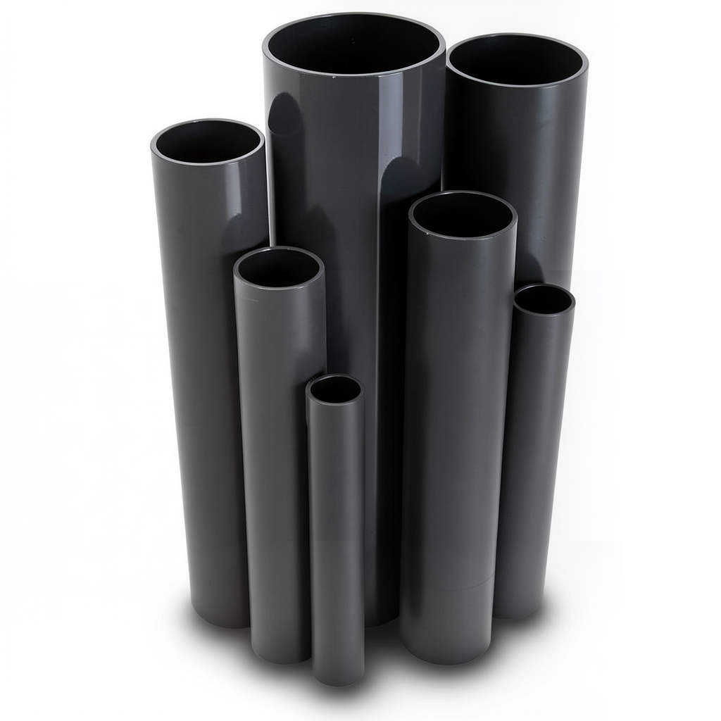 UPVC Pipes Nominal Pressure 2.5 Bar Outside Diameter 560 mm Thickness 4.2 mm Black
