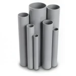 UPVC Pipes Nominal Pressure 4 Bar Outside Diameter 500 mm Thickness 9.8 mm Gray