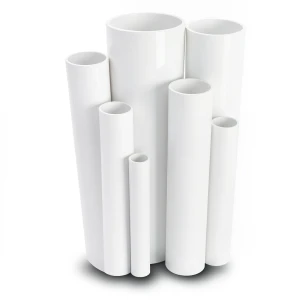 مواسير UPVC ضغط اسمي 10 بار قطر خارجي 560 مم سمك 26.7 مم لون أبيض