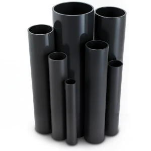 مواسير UPVC ضغط اسمي 2.5 بار قطر خارجي 560 مم سمك 4.2 مم لون أسود
