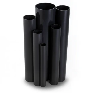 مواسير UPVC ضغط 4 بار قطر خارجي 500 مم سمك 9.8 مم لون أسود