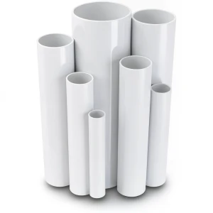 مواسير UPVC ضغط 10 بار قطر خارجي 160 مم سمك 7.7 مم لون أبيض