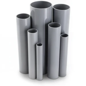 UPVC Pipes Nominal Pressure 10 Bar Outside Diameter 560 mm Thickness 26.7 mm Gray