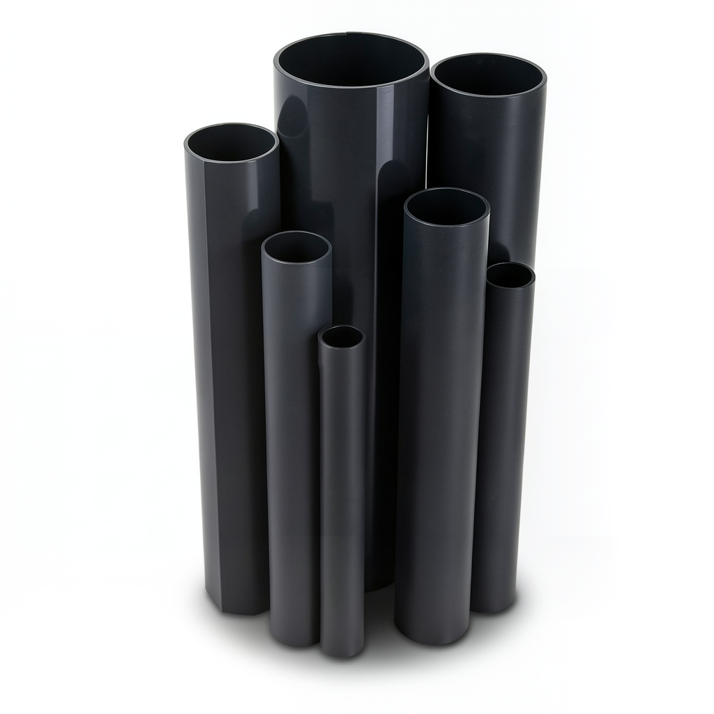 UPVC Pipes Nominal Pressure 4 Bar Outside Diameter 560 mm Thickness 11 mm Black
