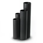 مواسير HDPE SDR 33 قطر خارجي 90 مم سمك 2.8 مم لون أسود