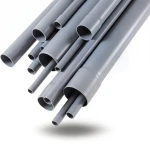أنابيب UPVC مقاس 8 إنش سمك 12.7 مم لون رمادي EPC 80