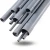 أنابيب UPVC مقاس 8 إنش سمك 12.7 مم لون رمادي EPC 80 - Image 1