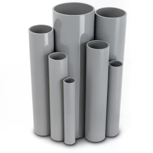 UPVC Pipes Nominal Pressure 6 Bar Outside Diameter 500 mm Thickness 14.6 mm Gray