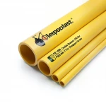 Neproplast HDPE Pipes PE 100 Pressure 16 Bar Outside Diameter 250 mm Thickness 27.9 mm Color Yellow