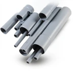 مواسير UPVC جدول 80 مقاس ½ إنش سمك 3.73 مم لون رمادي