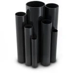 UPVC Pipes Nominal Pressure 6 Bar Outside Diameter 500 mm Thickness 14.6 mm Black