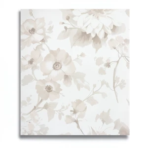 Floral Wallpaper Light Beige 10m x 0.53m, Model 10051-31