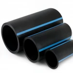 أنابيب HDPE الوطني لشبكات المياه ذات الضغط العالي  ضغط 10 بار قطر خارجي 125 مم سمك 6 مم لون اسود