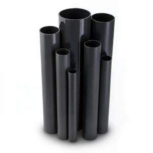 مواسير UPVC ضغط اسمي 6 بار قطر خارجي 560 مم سمك 16.4 مم لون أسود