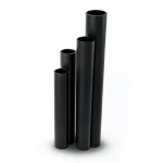 مواسير HDPE نسبة الأبعاد القياسية SDR 9 قطر خارجي 180 مم سمك 20.1 مم أسود