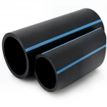 أنابيب HDPE الوطني لشبكات المياه ذات الضغط العالي  ضغط 10 بار قطر خارجي 160 مم سمك 7.7 مم لون اسود
